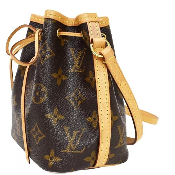 authenticity guaranteed LOUIS VUITTON Nano Noe Mini Shoulder Bag - Picture 1 of 14